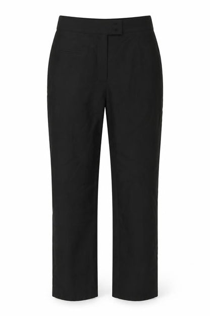 Womens UK Size 8 Preworn Regular Fit  Black Trousers