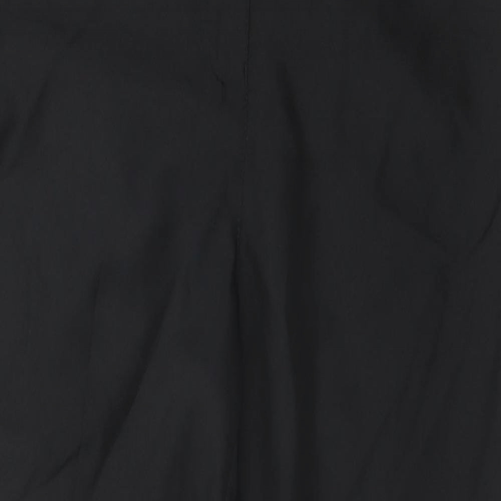 Womens UK Size 8 Preworn Regular Fit  Black Trousers