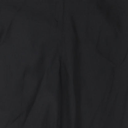 Womens UK Size 8 Preworn Regular Fit  Black Trousers