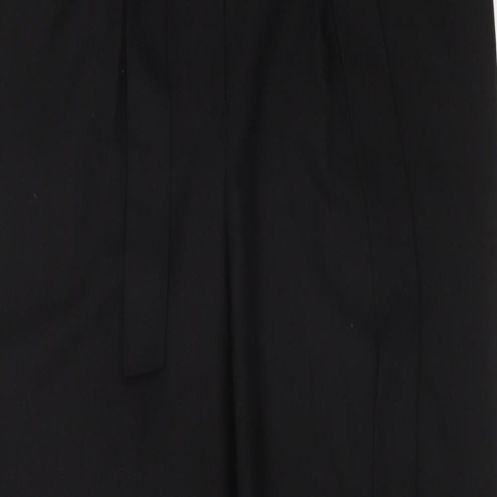 Womens UK Size 8 New Look Regular Fit Carrot Black Trousers