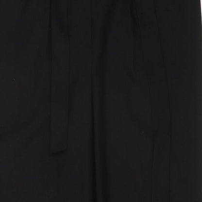 Womens UK Size 8 New Look Regular Fit Carrot Black Trousers