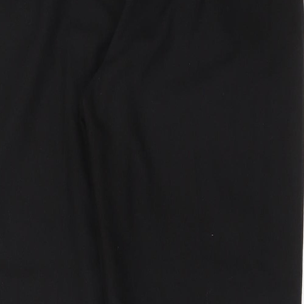 Womens UK Size 8 New Look Regular Fit Carrot Black Trousers