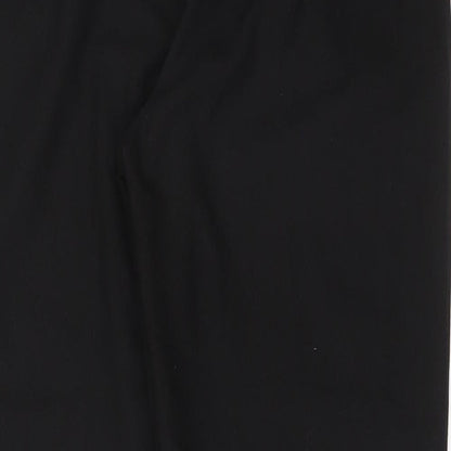 Womens UK Size 8 New Look Regular Fit Carrot Black Trousers