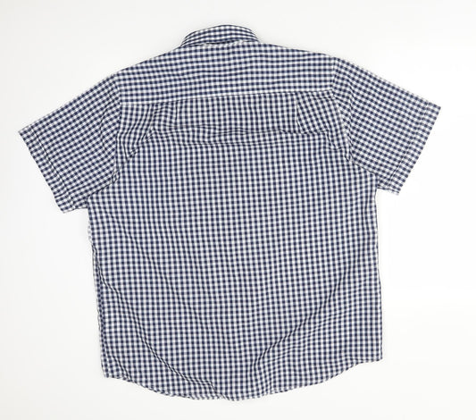Mens UK Size M Premier Multicoloured  Button-Up Short Sleeve Casual Shirt