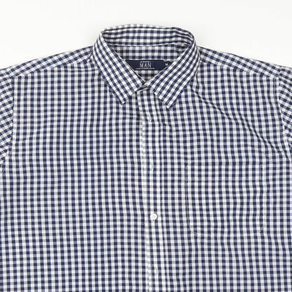 Mens UK Size M Premier Multicoloured  Button-Up Short Sleeve Casual Shirt