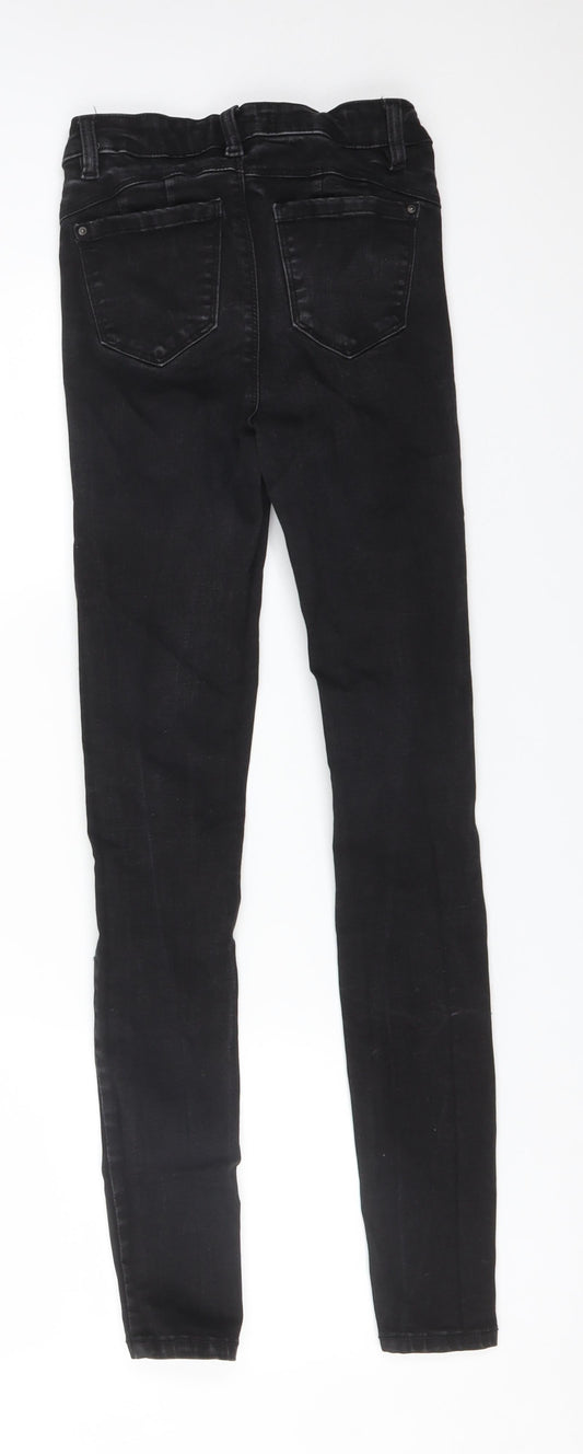 DENIM CO Womens Black  Cotton Skinny Jeans Size 6 L29 in Regular