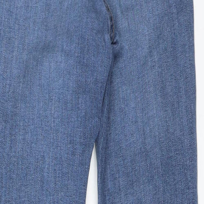 Topshop Womens Blue  Cotton Skinny Jeans Size 25 L30 in Regular