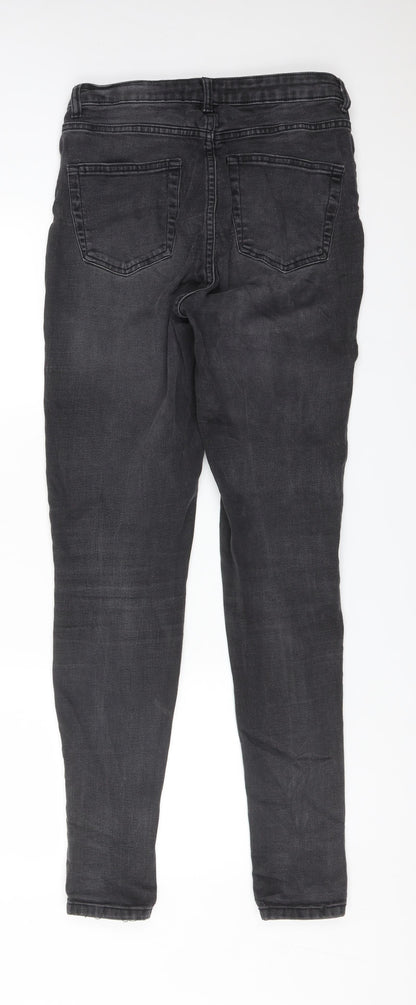 DENIM CO Womens Black  Cotton Skinny Jeans Size 12 L31 in Regular