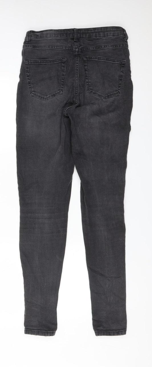 DENIM CO Womens Black  Cotton Skinny Jeans Size 12 L31 in Regular