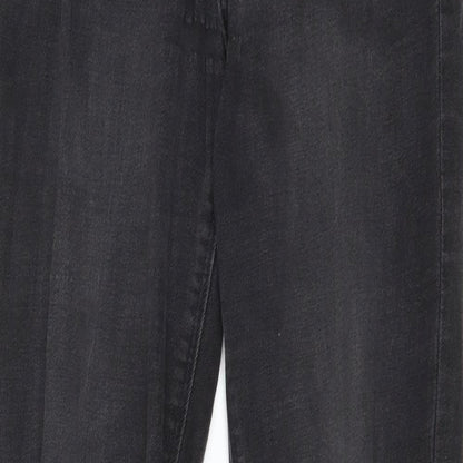 DENIM CO Womens Black  Cotton Skinny Jeans Size 12 L31 in Regular