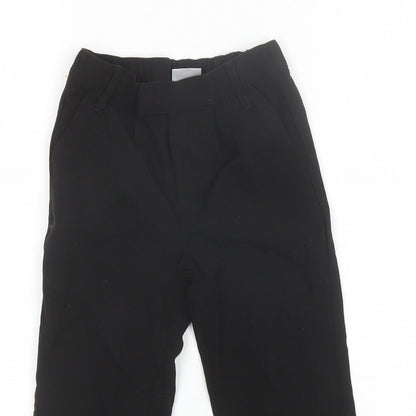 Smart Start Girls Black  Polyester Dress Pants Trousers Size 4-5 Years  Regular
