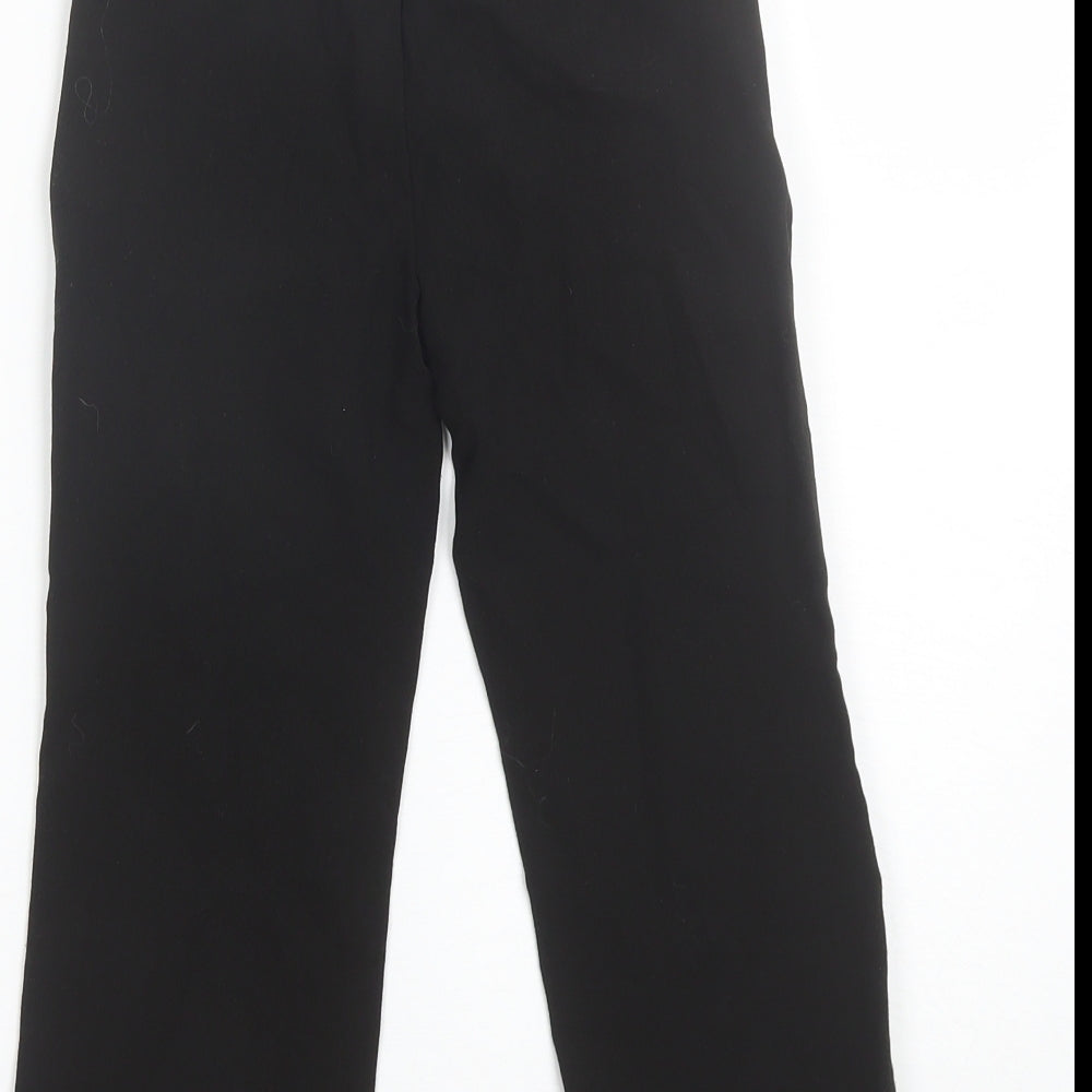 Smart Start Girls Black  Polyester Dress Pants Trousers Size 4-5 Years  Regular