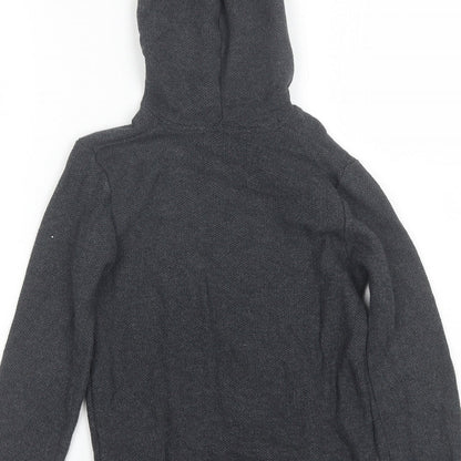 Primark Boys Grey  Cotton Pullover Hoodie Size 7-8 Years
