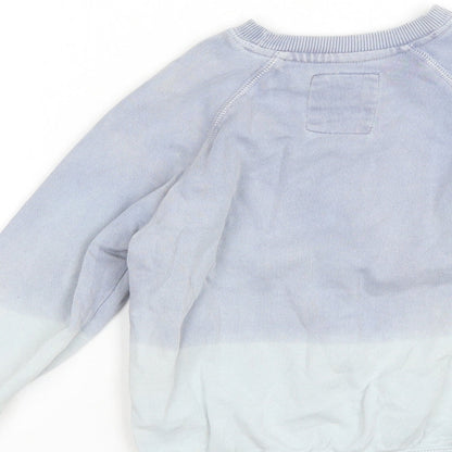 Matalan Boys Blue Round Neck  Cotton Pullover Jumper Size 6 Years   - Legend