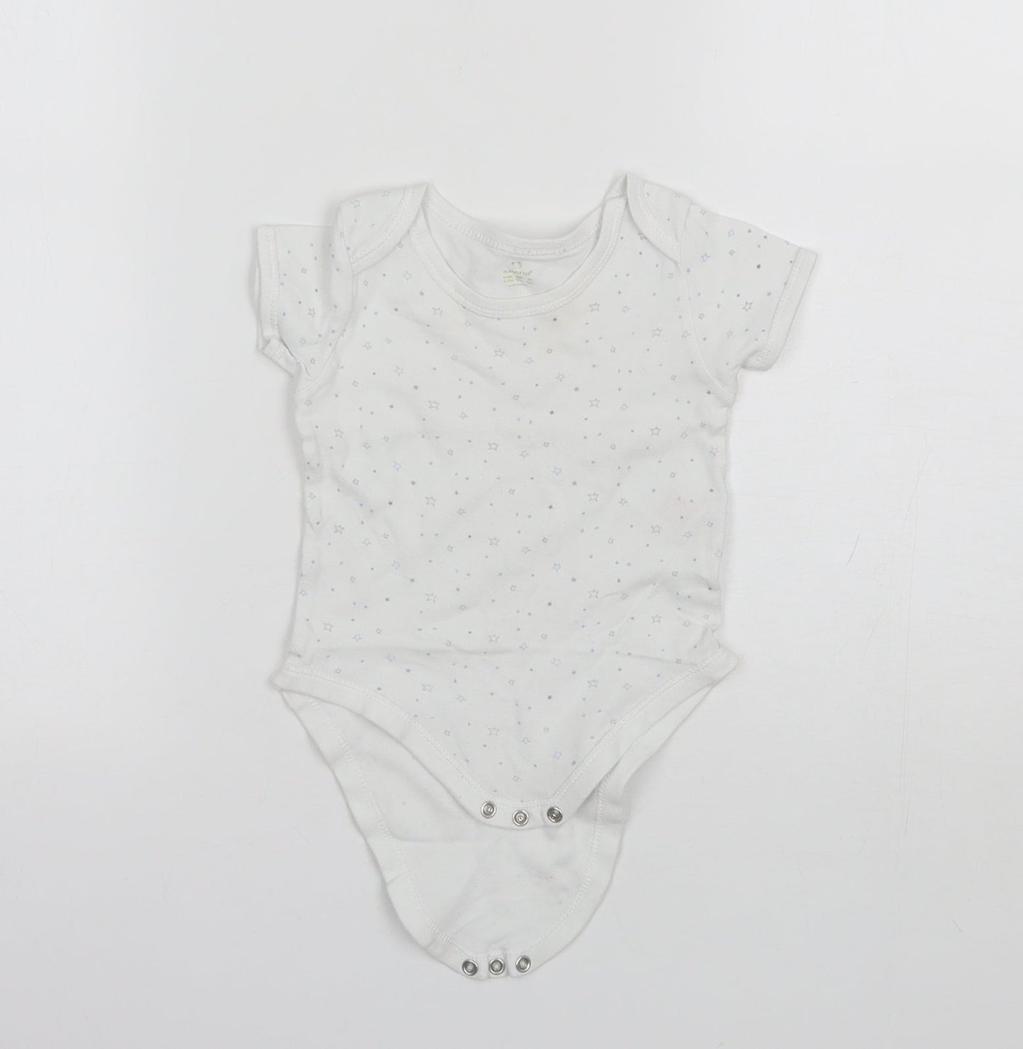 Early Days Baby White  Cotton Romper One-Piece Size 9-12 Months