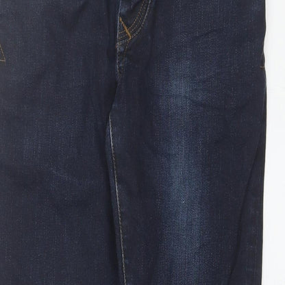 Mens UK Size 28 in River Island Regular Fit Straight Blue Jeans