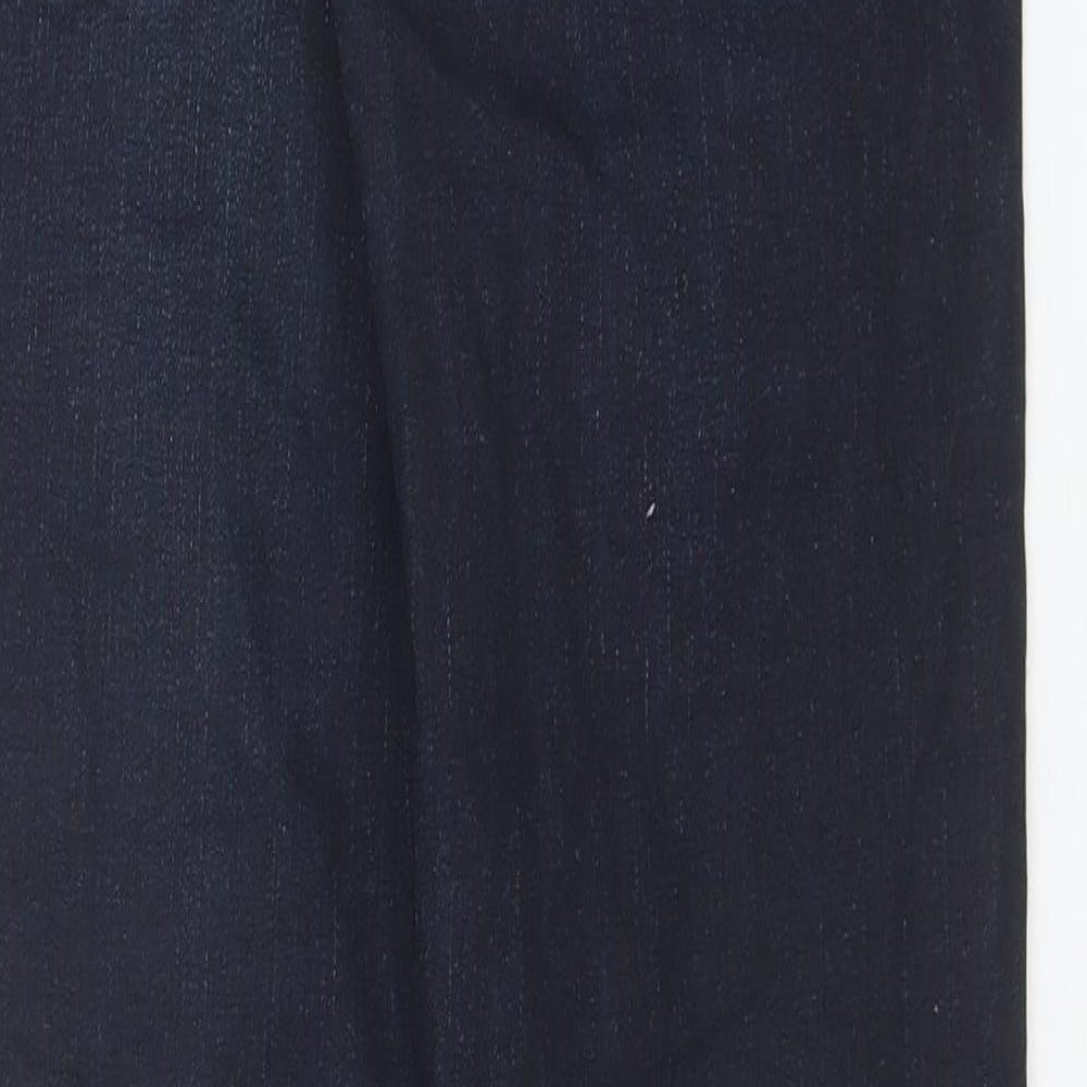 Mens UK Size 28 in River Island Regular Fit Straight Blue Jeans