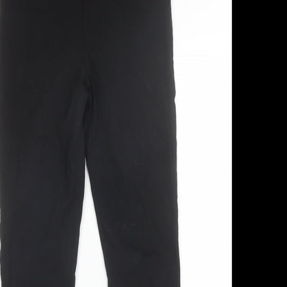 George Girls Black  Viscose Dress Pants Trousers Size 13-14 Years  Regular