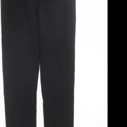 George Girls Black  Viscose Dress Pants Trousers Size 13-14 Years  Regular