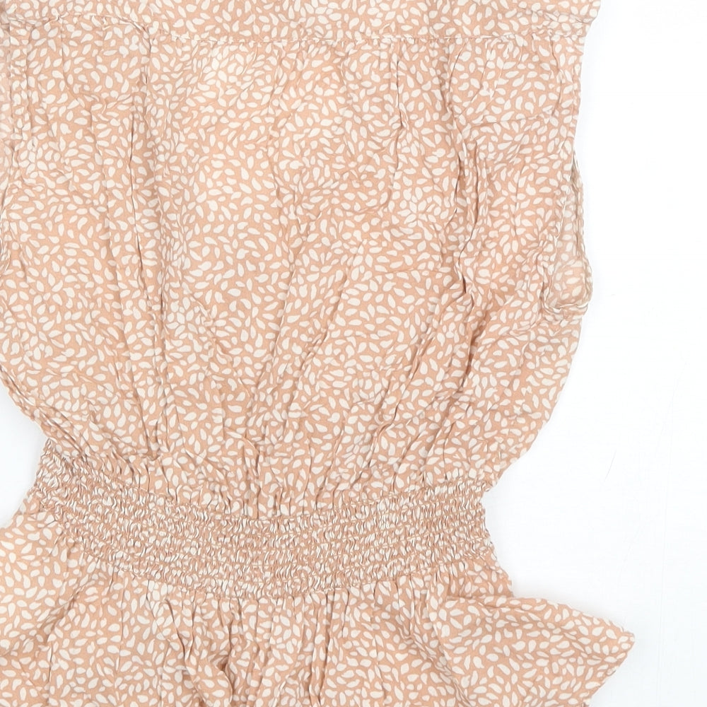 Womens UK Size 6 H&M Pink Basic Blouse