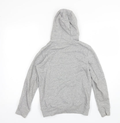 Brave Soul Boys Grey  Cotton Pullover Hoodie Size 9-10 Years