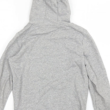Brave Soul Boys Grey  Cotton Pullover Hoodie Size 9-10 Years