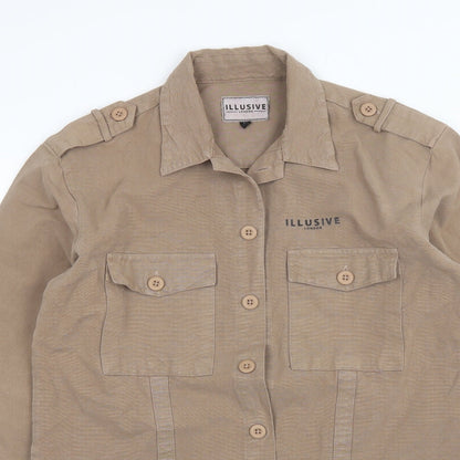 Illusive Womens Brown   Jacket  Size M