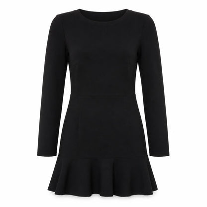 Boohoo Womens Black  Polyester Shift  Size 10  Round Neck
