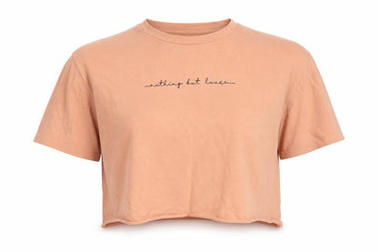 Womens UK Size 10 Topshop Orange Basic T-Shirt