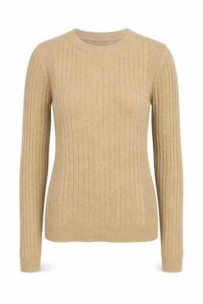 Womens UK Size 10 New Look Beige Pullover Jumper