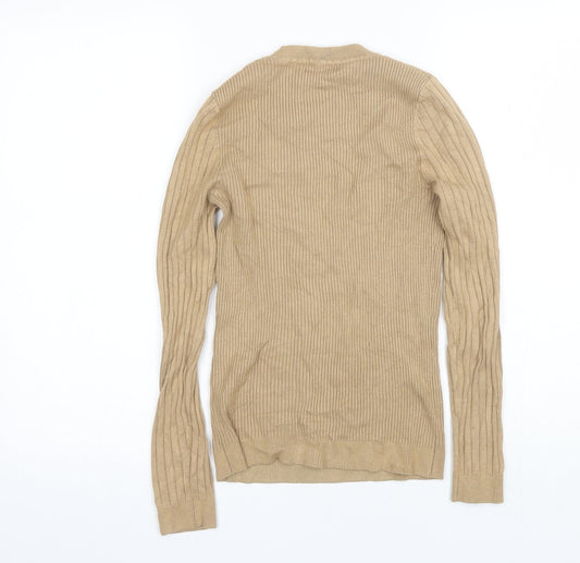 Womens UK Size 10 New Look Beige Pullover Jumper