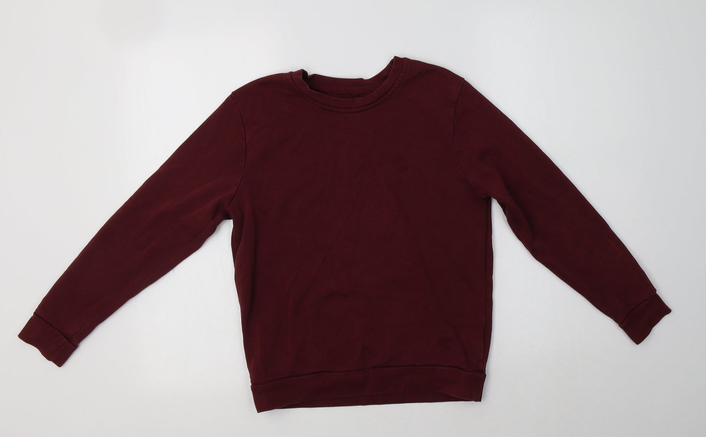 George Boys Purple  Cotton Pullover Sweatshirt Size 10-11 Years