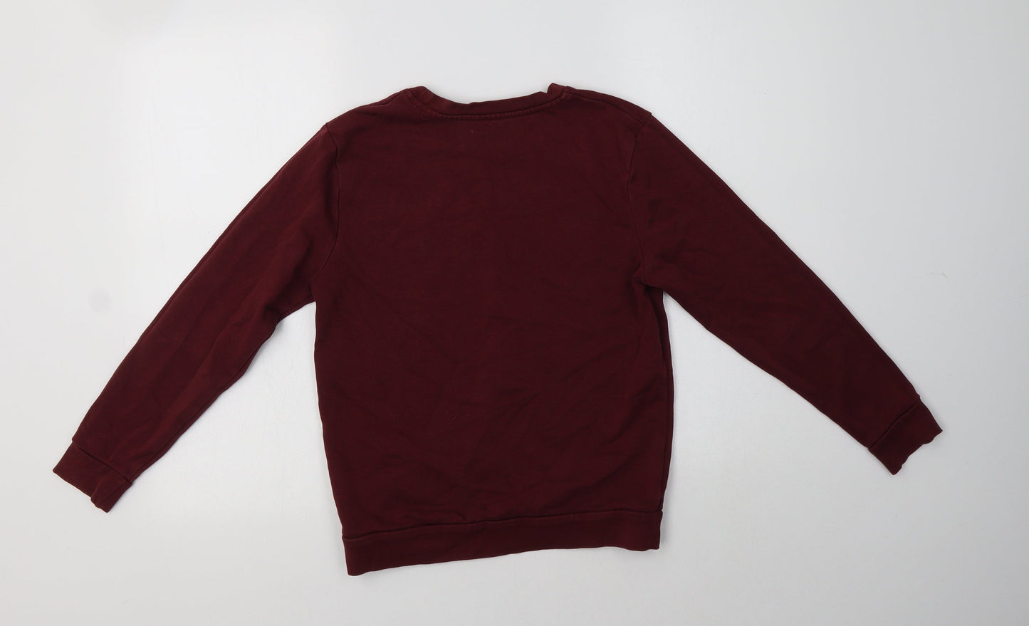George Boys Purple  Cotton Pullover Sweatshirt Size 10-11 Years