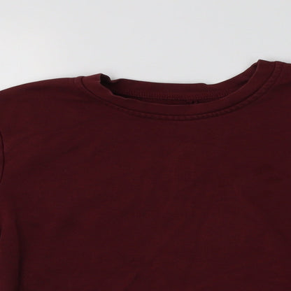 George Boys Purple  Cotton Pullover Sweatshirt Size 10-11 Years