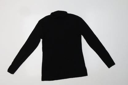 Womens UK Size 12 Papaya Black Pullover Jumper