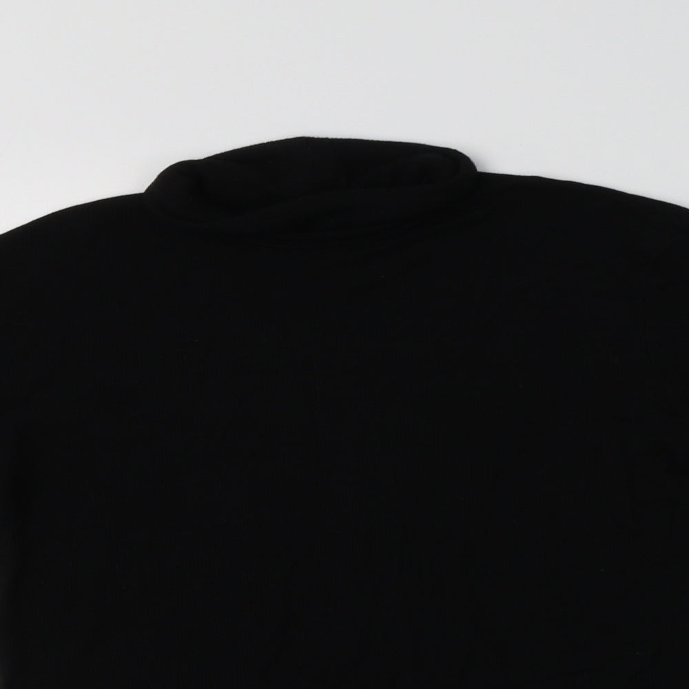 Womens UK Size 12 Papaya Black Pullover Jumper