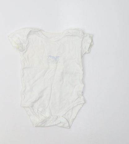 Boots Baby White  Cotton Romper One-Piece Size 12-18 Months   - Zebra