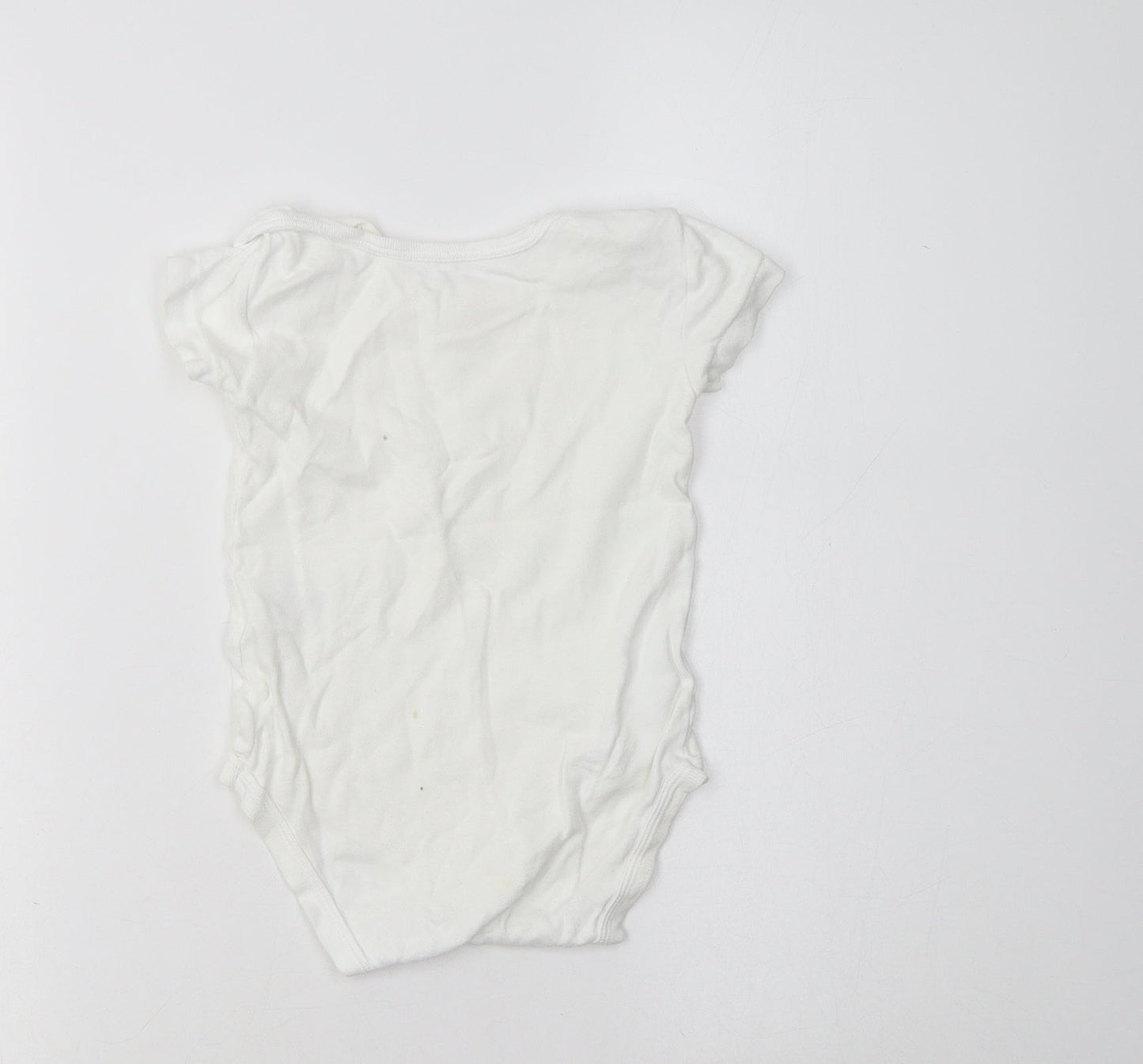 Boots Baby White  Cotton Romper One-Piece Size 12-18 Months   - Zebra