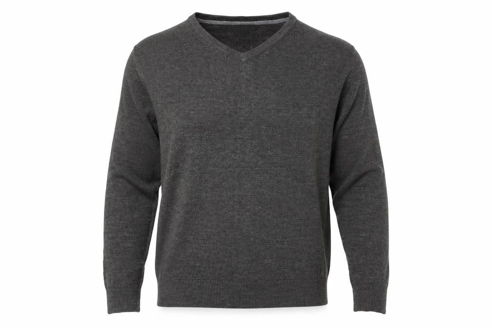 Mens UK Size L Easy Grey Pullover Jumper