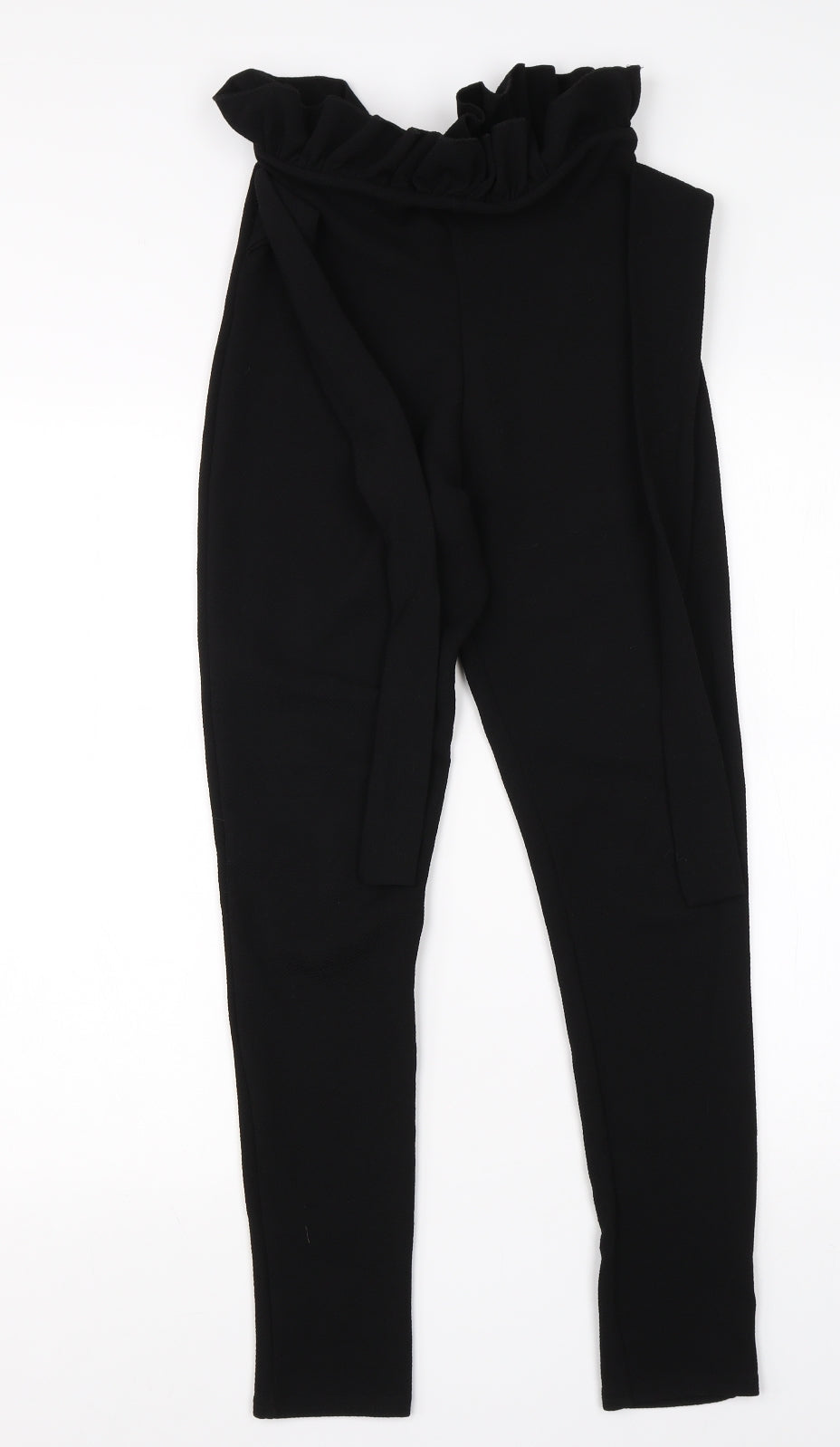 Pretty Little Thing Womens Black  Viscose Dress Pants Trousers Size 6 L26 in Regular