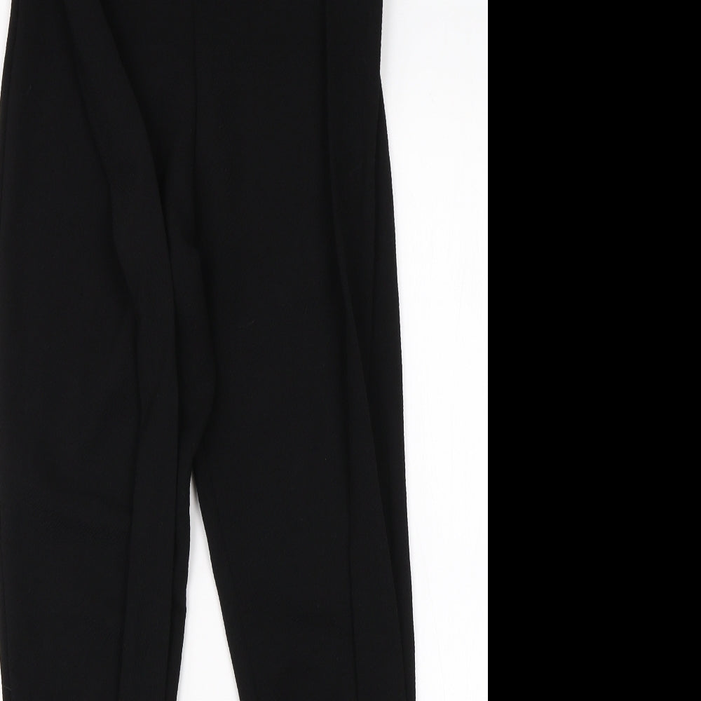 Pretty Little Thing Womens Black  Viscose Dress Pants Trousers Size 6 L26 in Regular