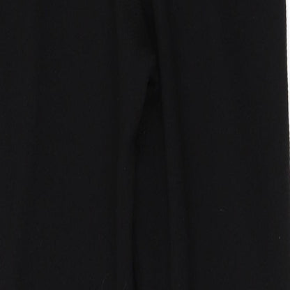 Pretty Little Thing Womens Black  Viscose Dress Pants Trousers Size 6 L26 in Regular
