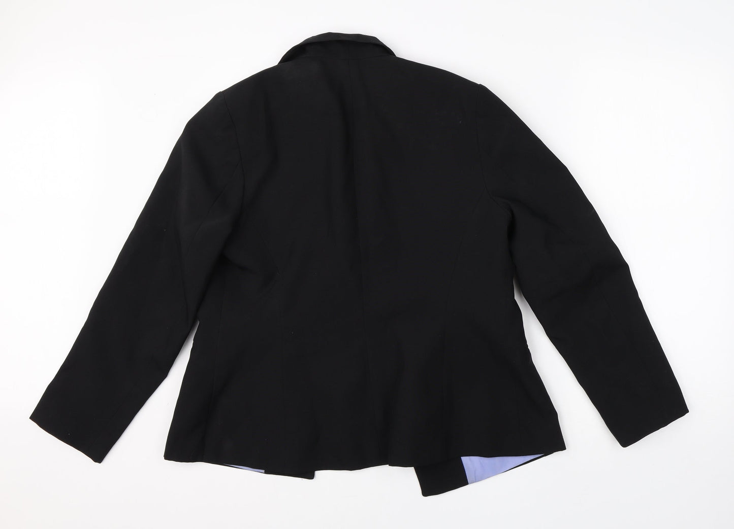 Dorothy Perkins Womens Black  Polyester Jacket Suit Jacket Size 14