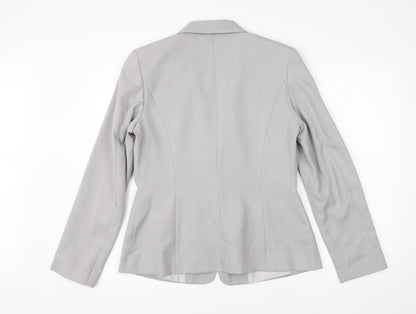 George Womens Grey  Viscose Jacket Suit Jacket Size 14