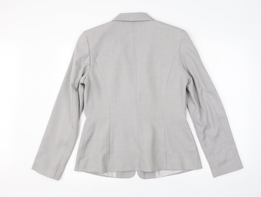 George Womens Grey  Viscose Jacket Suit Jacket Size 14