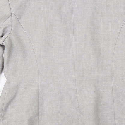 George Womens Grey  Viscose Jacket Suit Jacket Size 14