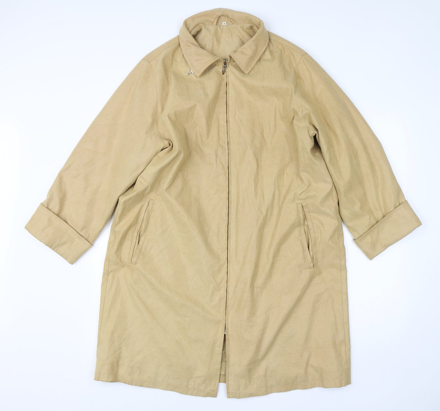 Womens UK Size M Danni Mac Yellow Overcoat