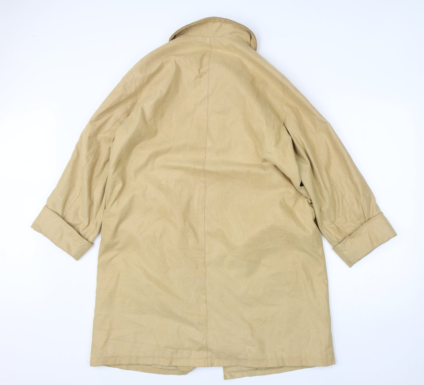 Womens UK Size M Danni Mac Yellow Overcoat