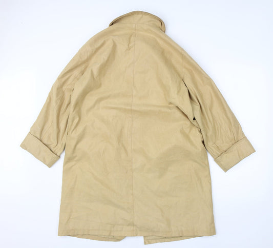 Womens UK Size M Danni Mac Yellow Overcoat