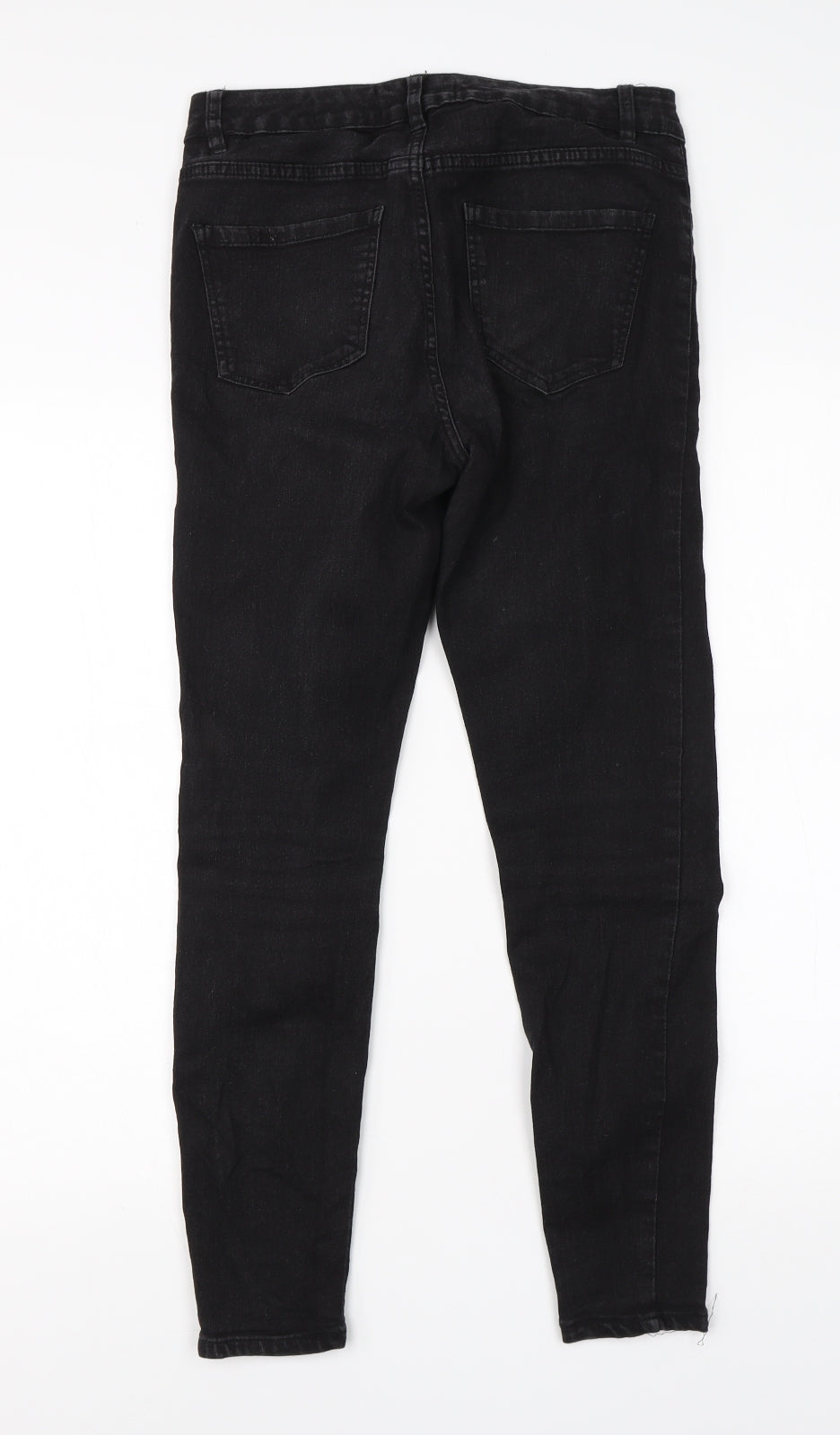 New Look Womens Black  Cotton Skinny Jeans Size 10 L25 in Regular